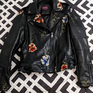 Vigoss studded Vegan Leather Jacket